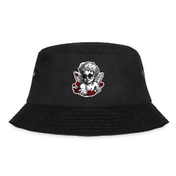 Cupid / Love / Arrow / Heart / Valentine's Day - Bucket Hat - black - Front - Lela (165cm)