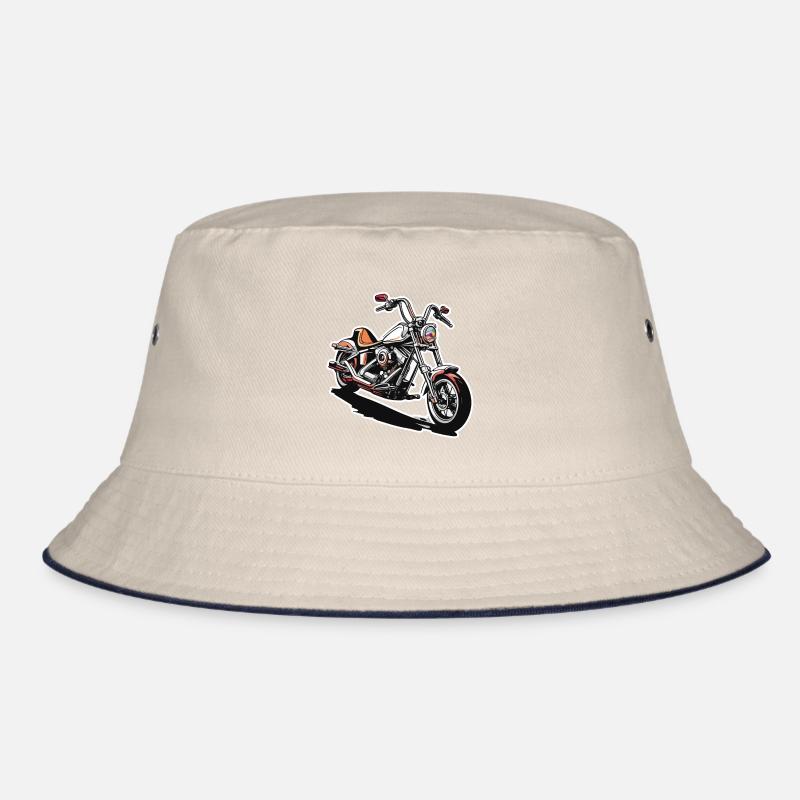 Biker / Motorcycle Rider / Biker / Two-Wheeler / Cross Bucket Hat