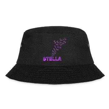 Spaßig Stella - Bucket Hat - Schwarz - Vorne - Lela (165cm)