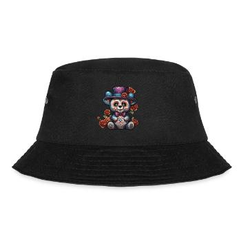 Teddybär / Kuscheltier / Stofftier / Geschenkidee - Bucket Hat - Schwarz - Vorne - Lela (165cm)