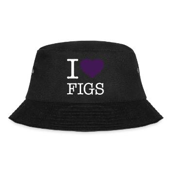 I LOVE FIGS - Bucket Hat - black - Front - Lela (165cm)