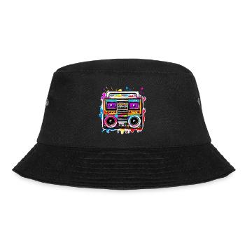 Radio / Analog / Music / Frequency / Speakers - Bucket Hat - black - Front - Lela (165cm)