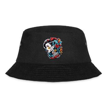 Rockabilly / Pin-up Girl / Girl Power / Années 50 - Bob - noir - Devant - Lela (165cm)