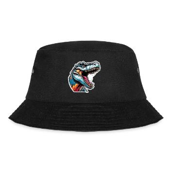 Dinosaur / Animal / Prehistoric / Reptile / Boys - Bucket Hat - black - Front - Lela (165cm)