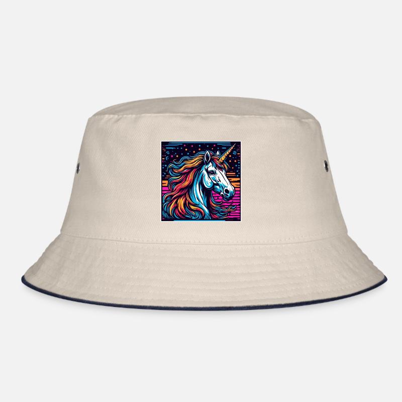 Unicorn / Mythical Creatures / Fairy Tale / Magic / Glitter Bucket Hat