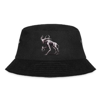 Wendigo / böser Geist / Besitzergreifend / Horror - Bucket Hat - Schwarz - Vorne - Lela (165cm)