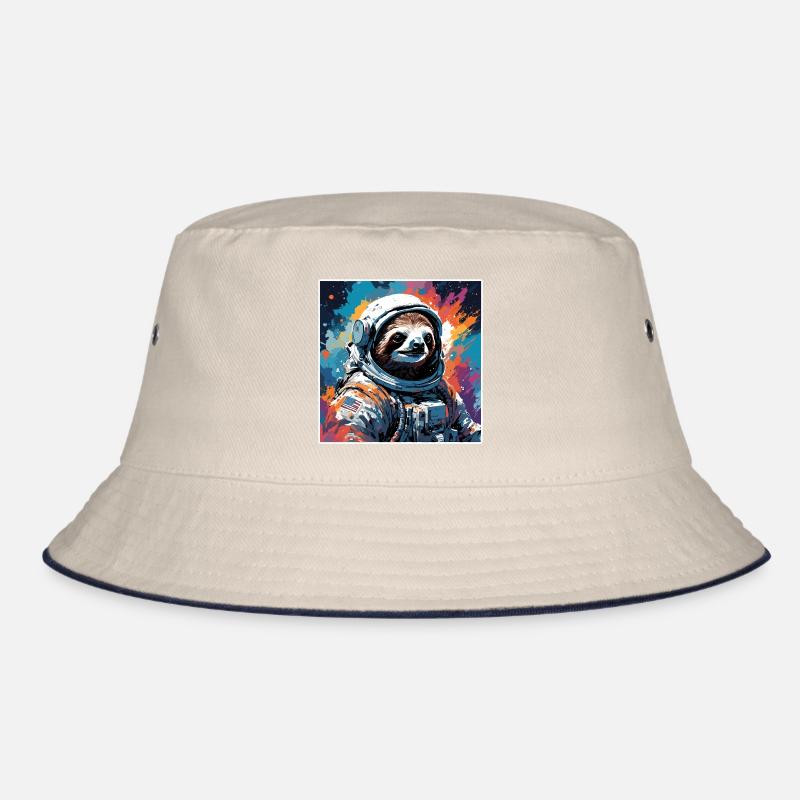 Astronaut / Space / Animal / Sloth / Spaceship Bucket Hat