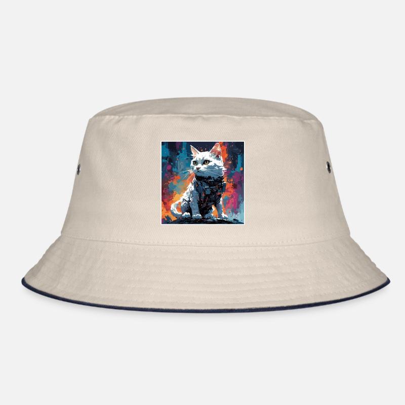 Astronaut / Weltall / Tier / Katze / Raumschiff Bucket Hat