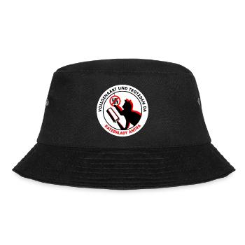 Full of hair and still there: CAT LADY ANTIFA - Bucket Hat - black - Front - Lela (165cm)