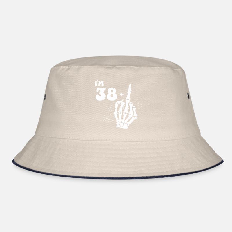 Ich bin 38 plus Mittelfinger - 39. Geburtstag Bucket Hat