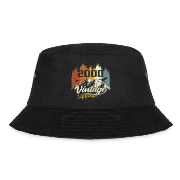 Legends Were Born In September 2000 Vintage 2000 - Bucket Hat - Schwarz - Vorne - Lela (165cm)