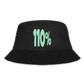 One Hundred and 10 Percent - Bucket Hat - black - Front - Lela (165cm)