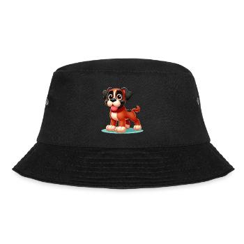 Schachtel - Bucket Hat - Schwarz - Vorne - Lela (165cm)