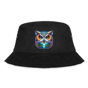 Eule - Bucket Hat - Schwarz - Vorne - Lela (165cm)