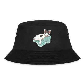 Sphynx naked at home - Bucket Hat - Schwarz - Vorne - Lela (165cm)