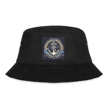 Au-delà de l’horizon Ancre maritime motif intemporel - Bob - noir - Devant - Lela (165cm)