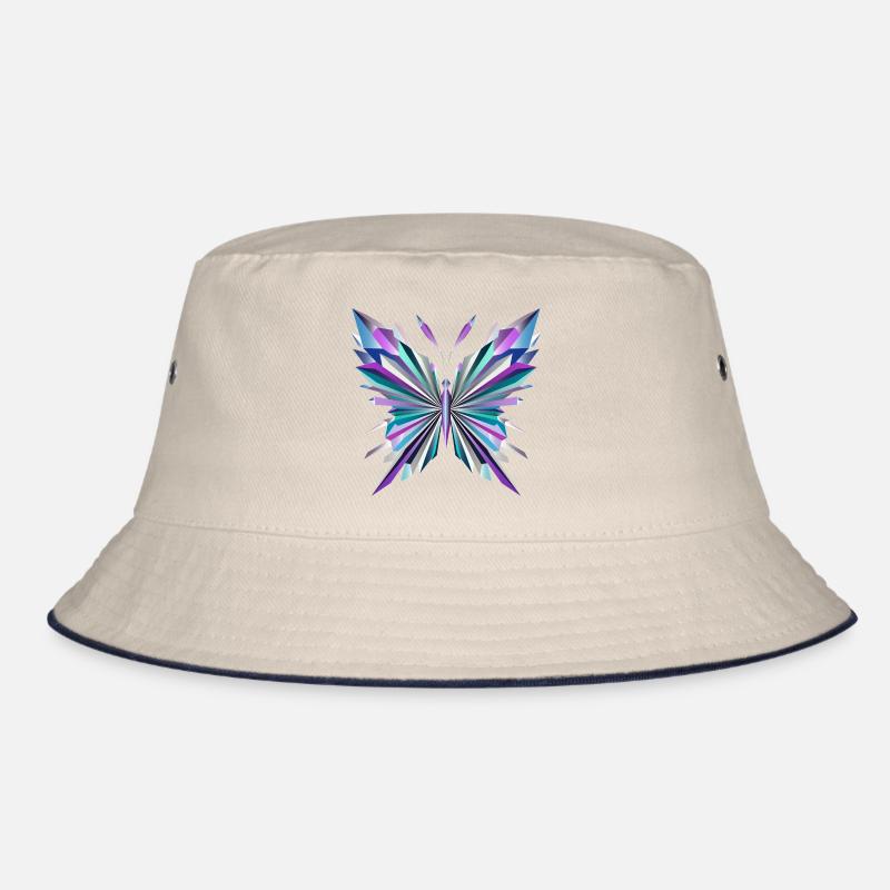 Fascinating geometry – abstract butterfly Bucket Hat