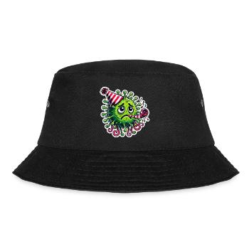 Keine Party Trauriger Keim mit Partyhut - Bucket Hat - Schwarz - Vorne - Lela (165cm)