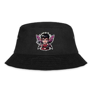 Not Your Fairy Godmother Funny Fairy - Bucket Hat - black - Front - Lela (165cm)