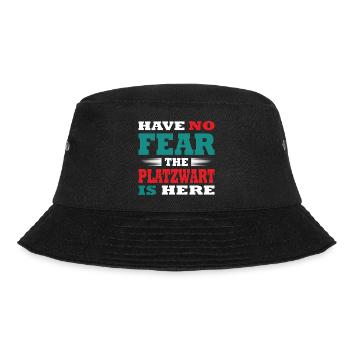 PLatzwartHave no Fear the Platzwart is here Outfit - Bucket Hat - Schwarz - Vorne - Lela (165cm)