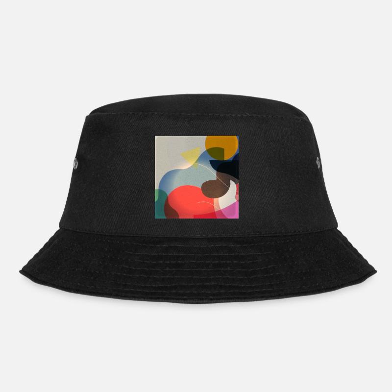 Composition de formes de couleurs abstraites - Bob - noir