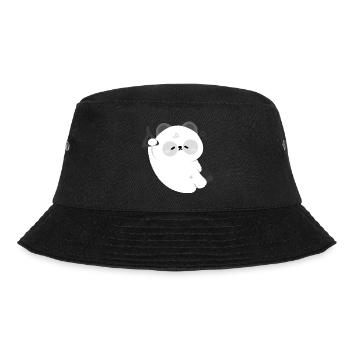 T-shirt Sleepy Panda Kawaii - Bob - noir - Devant - Lela (165cm)