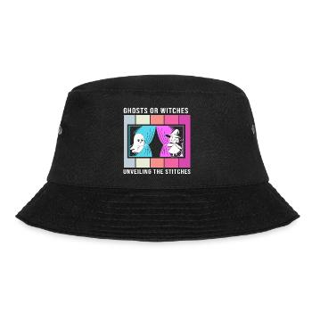 Halloween Gender Reveal - Bucket Hat - black - Front - Lela (165cm)