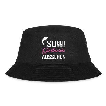 Only a gardener can look so good - Bucket Hat - black - Front - Lela (165cm)