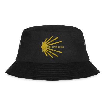 Buen Camino 2026 | Jakobsweg, Pilger, Santiago - Bucket Hat - Schwarz - Vorne - Lela (165cm)