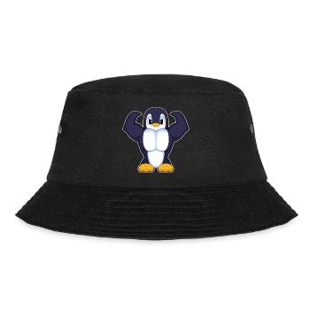 Penguin Bodybuilder Bodybuilding Sport - Bob - noir - Devant - Lela (165cm)