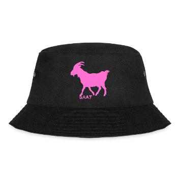 Goat pink G.O.A.T. - Bucket Hat - black - Front - Lela (165cm)