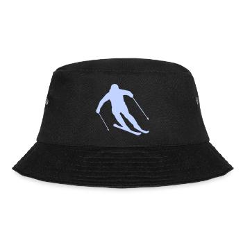 Silhouette du skieur tiré d’hiver - Bob - noir - Devant - Lela (165cm)