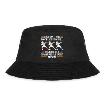 Fechten - Bucket Hat - Schwarz - Vorne - Lela (165cm)