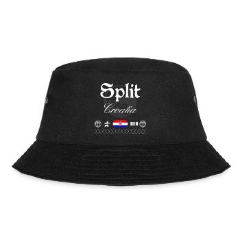 Souvenir de voyage Split Croatia Streetwear - Bob - noir - Devant - Lela (165cm)