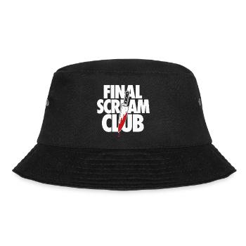 Final Scream Club Horror Design - Bucket Hat - black - Front - Lela (165cm)
