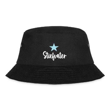 Stiefvater Geburtstag Bonus Papa Vater Vatertag - Bucket Hat - Schwarz - Vorne - Lela (165cm)