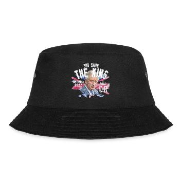 Charles III T-shirt - Bucket Hat - Schwarz - Vorne - Lela (165cm)