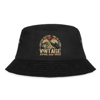 April 1952 Jubiläum April 1952 Geschenk 1952 - Bucket Hat - Schwarz - Vorne - Lela (165cm)