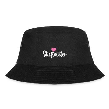 Stiefkind Stieftochter Bonus Tochter Ziehtochter - Bucket Hat - Schwarz - Vorne - Lela (165cm)