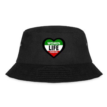 Women life freedom - Bucket Hat - Schwarz - Vorne - Lela (165cm)