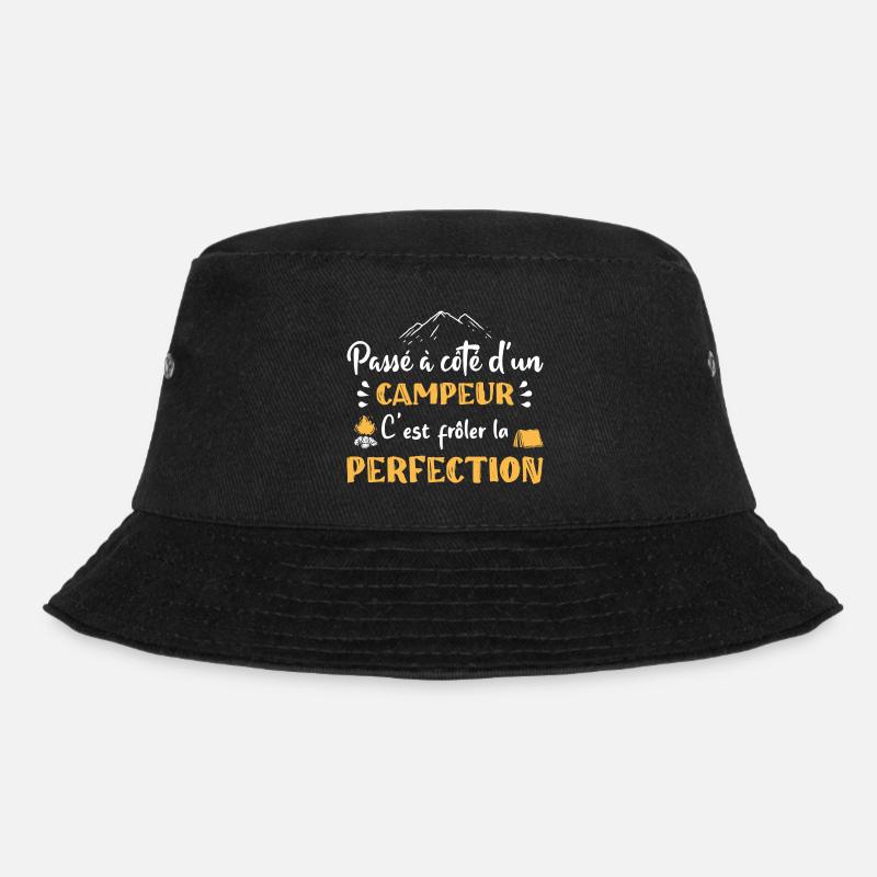 Passé à côté d'un campeur t-shirt camping car - Bob - noir
