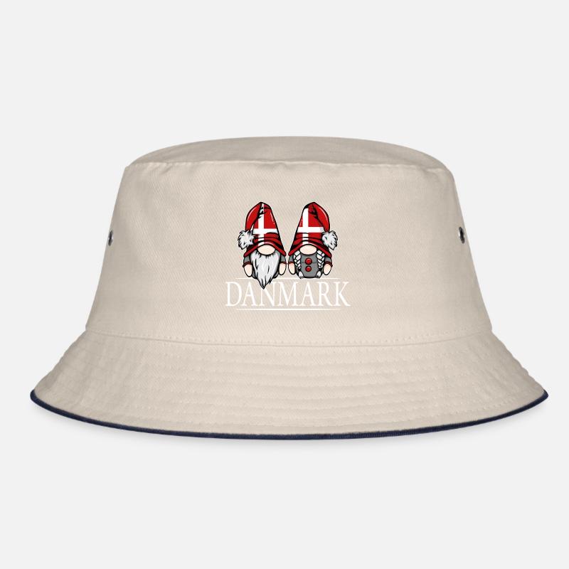 Nisser Gnome Dänemark Dannebrog Wilsigns Bucket Hat
