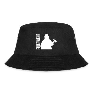 Feuerwehr - Bucket Hat - Schwarz - Vorne - Lela (165cm)