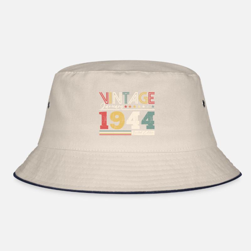 80e anniversaire Vintage Janvier Millésime 1944 Bob