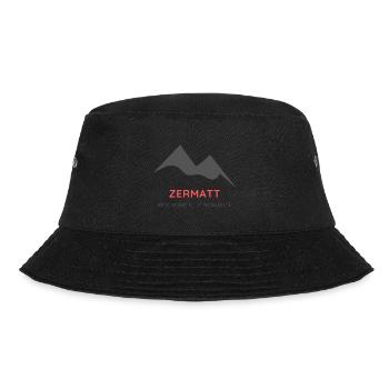 Minimalistisches Zermatt-Logo - Bucket Hat - Schwarz - Vorne - Lela (165cm)