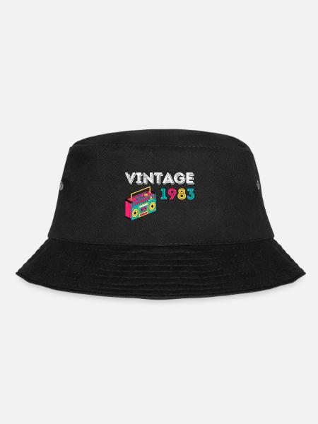 Vintage 1983 Radio 39 ans 1983 anniversaire - Bob - noir