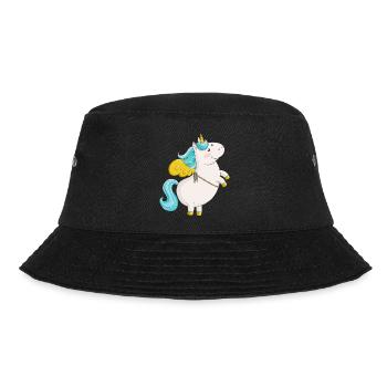 Flying comic unicorn - Bucket Hat - black - Front - Lela (165cm)