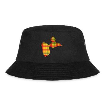 T-shirt Gwada Madrasse - Bucket Hat - black - Front - Lela (165cm)