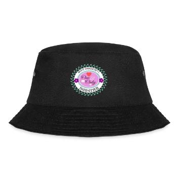 Baby Kid Child Mom: most wonderful babysitter - Bucket Hat - Schwarz - Vorne - Lela (165cm)