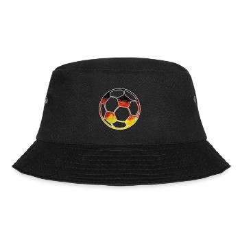 Deutschland WM EM Weltmeister Fussballmannschaft - Bucket Hat - Schwarz - Vorne - Lela (165cm)